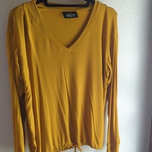 Mustard Yellow Women's Top